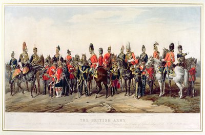 Uniformen van het Britse Leger, gegraveerd door J. Morris, 1859 door Orlando Norie
